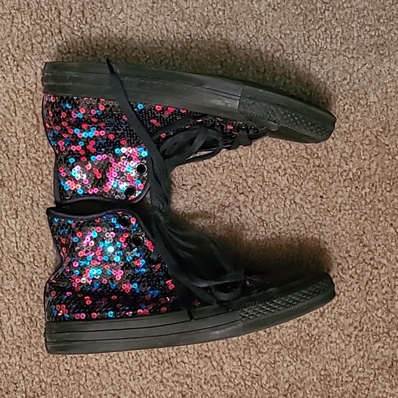 Multiple Color Sequins Converse - Picture 2 of 4